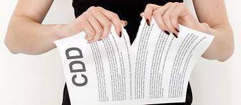 Rupture de contrat cdd